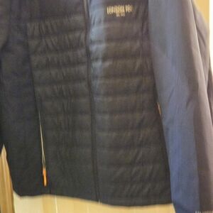 London Fog Black and Navy Puffer Jacket